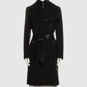 Mackage Wool and Leather Coat Small